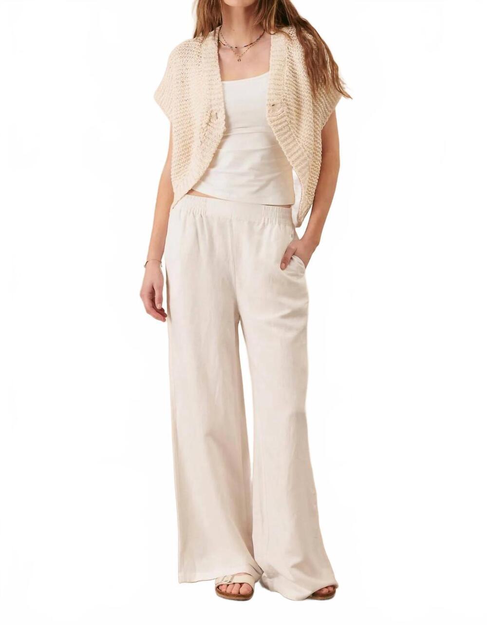 NEW 27 MILES MALIBU journey chunky cardigan in cloud
